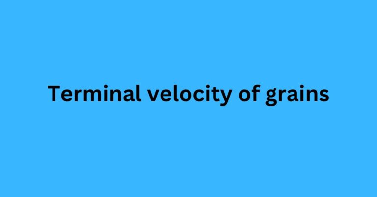 terminal velocity